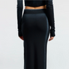 Verona Maxi Skirt- Black Cast