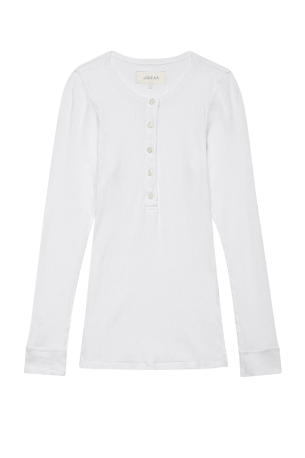 Rib Henley - White