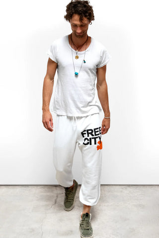 FREECITY Large Sweatpant-Chalk Orange