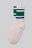 Retro Stripe Socks- Green/Royal