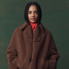 Plush Coat-Chocolate