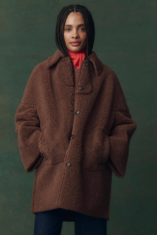 Plush Coat-Chocolate