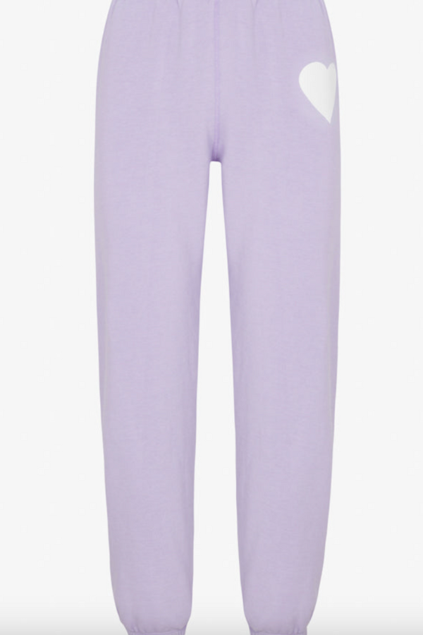 Heart Sweatpant- Lavender