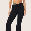 Wander Flare Legging - Black/Olive