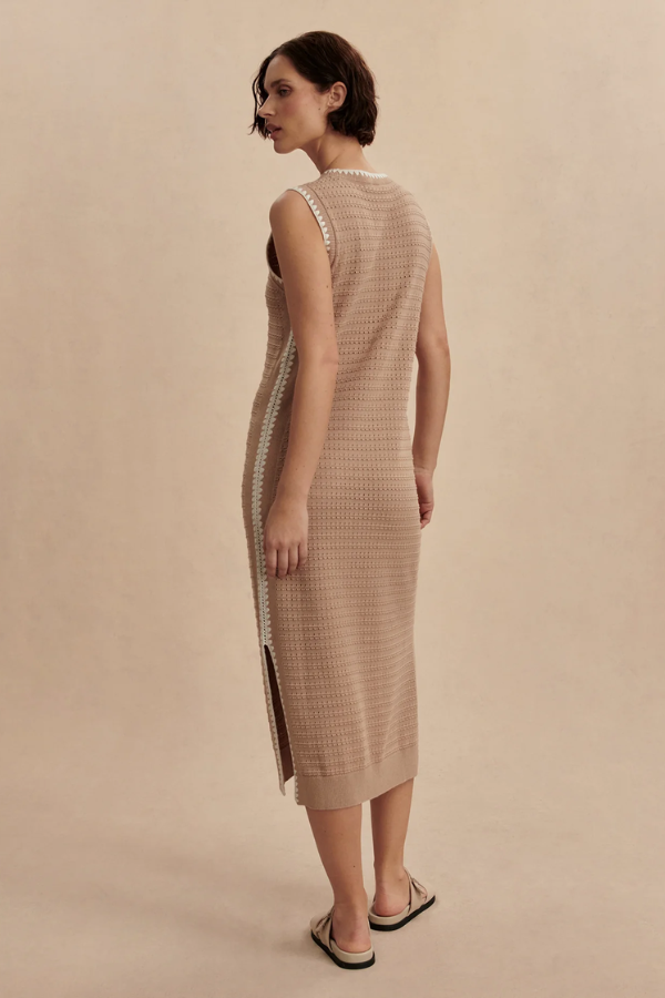Dwight Tank Knit Dress-Lt Taupe