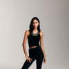 Wander Flare Legging - Black/Olive