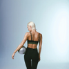 Wander Flare Legging - Black/Olive