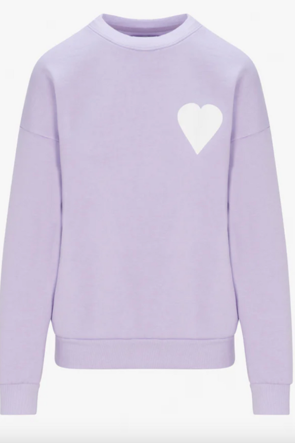 Heart Sweatshirt - Lavender