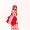 Bi Color Tote-Bloody Mary