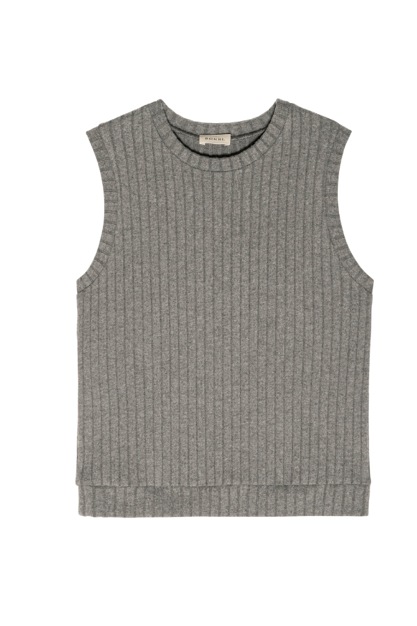 Sweater Rib Shell - Charcoal Grey