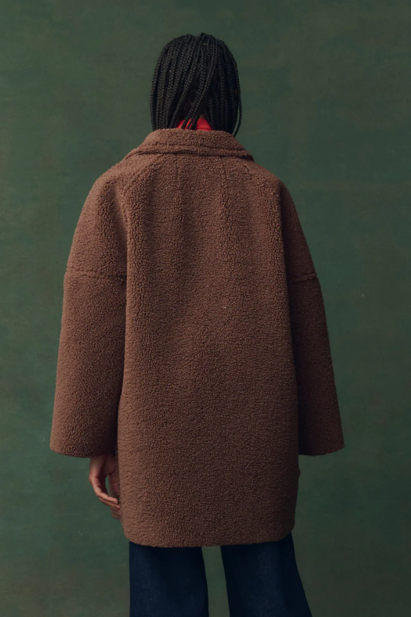 Plush Coat-Chocolate