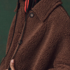 Plush Coat-Chocolate
