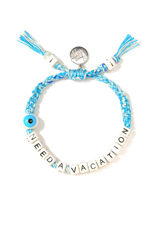 I Need A Vacation Bracelet- Sky Blue