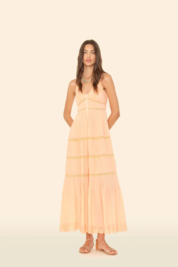 Janis Dress-Soft Peach