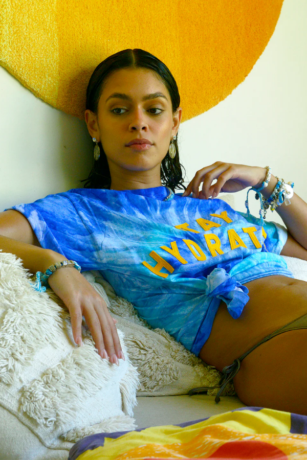 I Need A Vacation Bracelet- Sky Blue