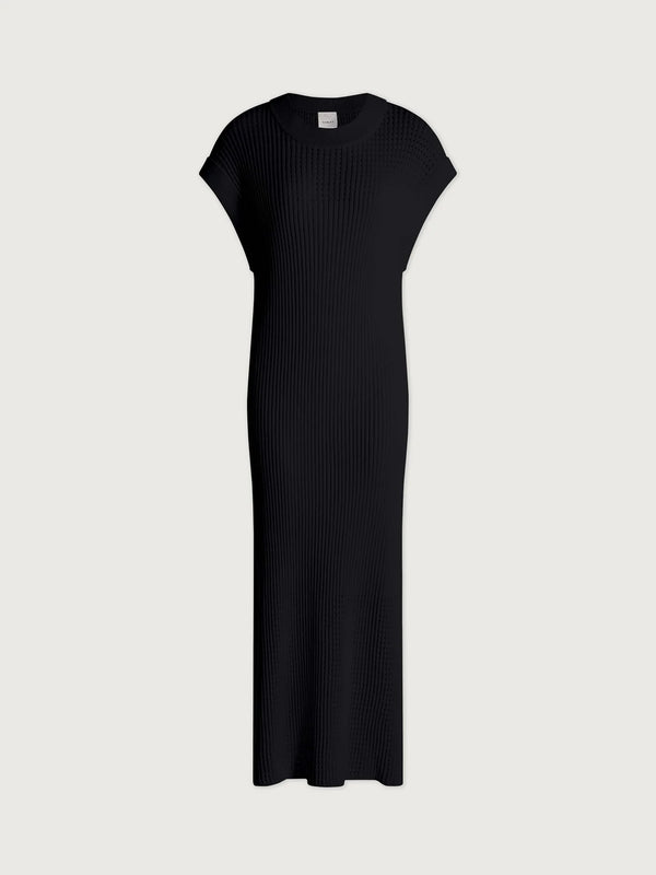 Cheston Relaxed Knit Dress - Black