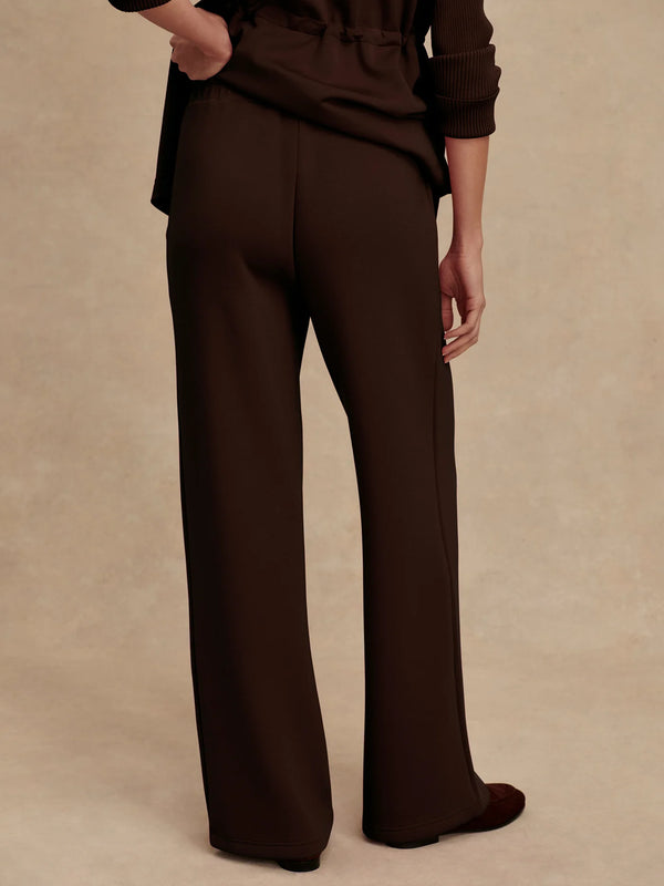 Wide Leg Pant 28 - Coffee Bean
