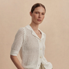 Ellie Knit Shirt-White