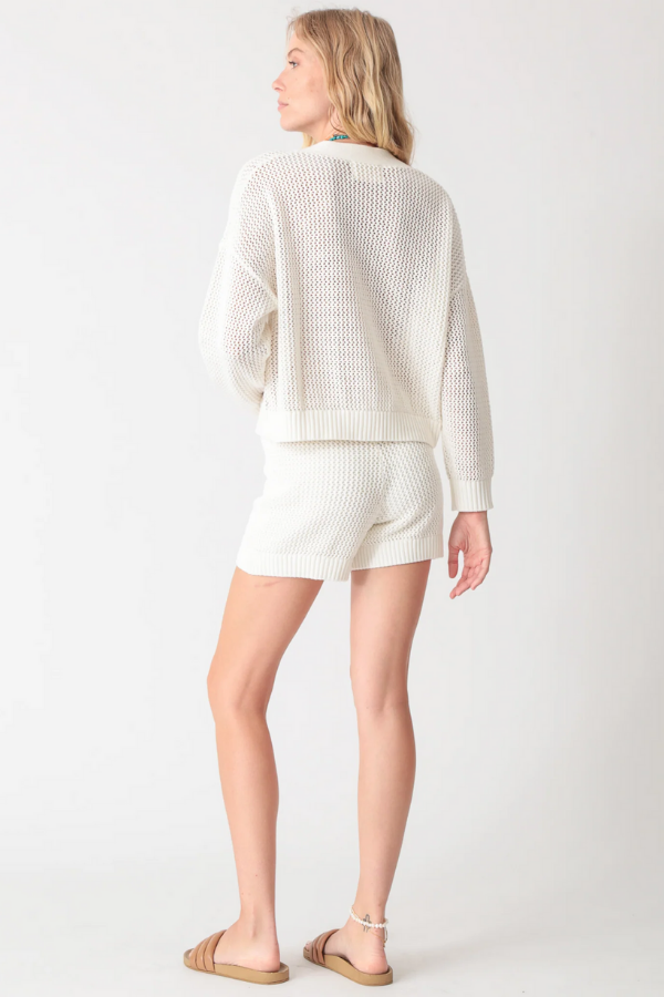 Suzie Crochet Short- Ivory