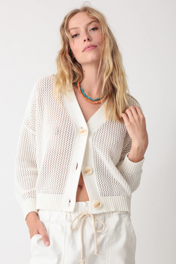 Suzie Crochet Short- Ivory