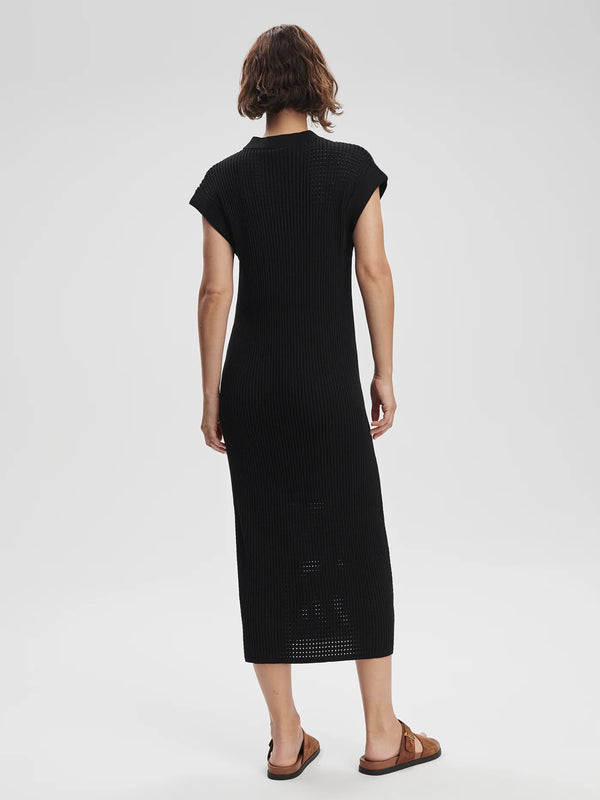 Cheston Relaxed Knit Dress - Black