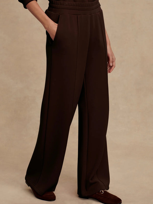 Wide Leg Pant 28 - Coffee Bean