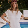 Cheston Relaxed Knit Dress - White