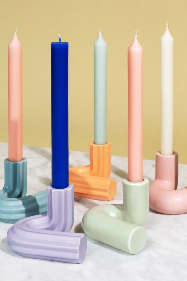 Templo Candle Holder - Tangerine