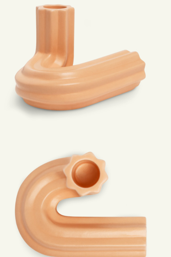 Templo Candle Holder - Tangerine