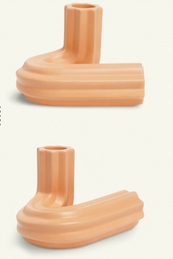 Templo Candle Holder - Tangerine