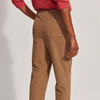 Everly Turn-Up Taper Pant 27.5''- Taupe Stone