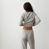 Sweater Rib Simple Pant - Heather Grey