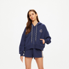 Cascade Jude Crop Hoodie - Navy