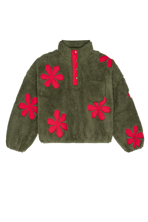 Patch Pocket Countryside Pullover - Army