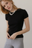 The Pointelle Baby Tee-Jet