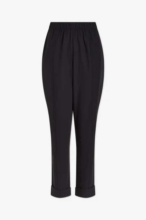 Everly Turn-Up Taper Pant 27.5''- Black