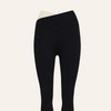 Wander F/L Legging-Black/Biscuit
