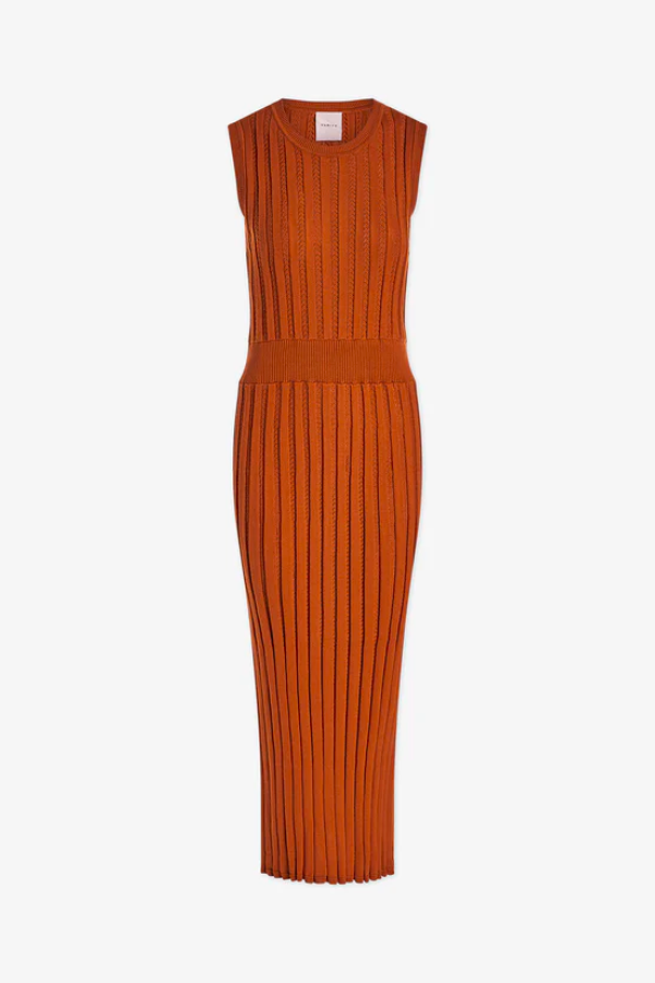 Florian Knit Dress- Almond