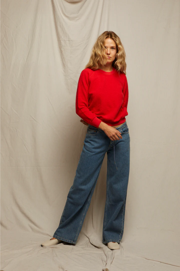 The Ziggy Sweatshirt - Poppy Red