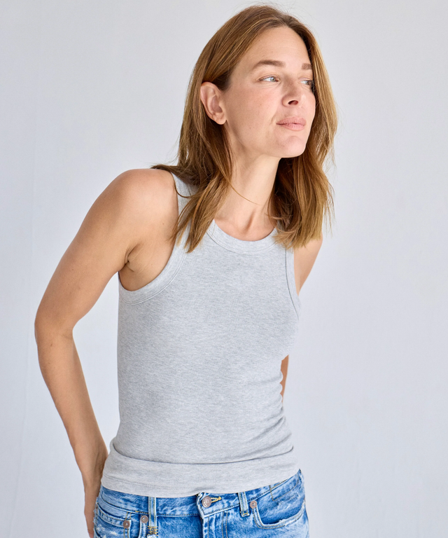 Jodi Tank- Heather Grey