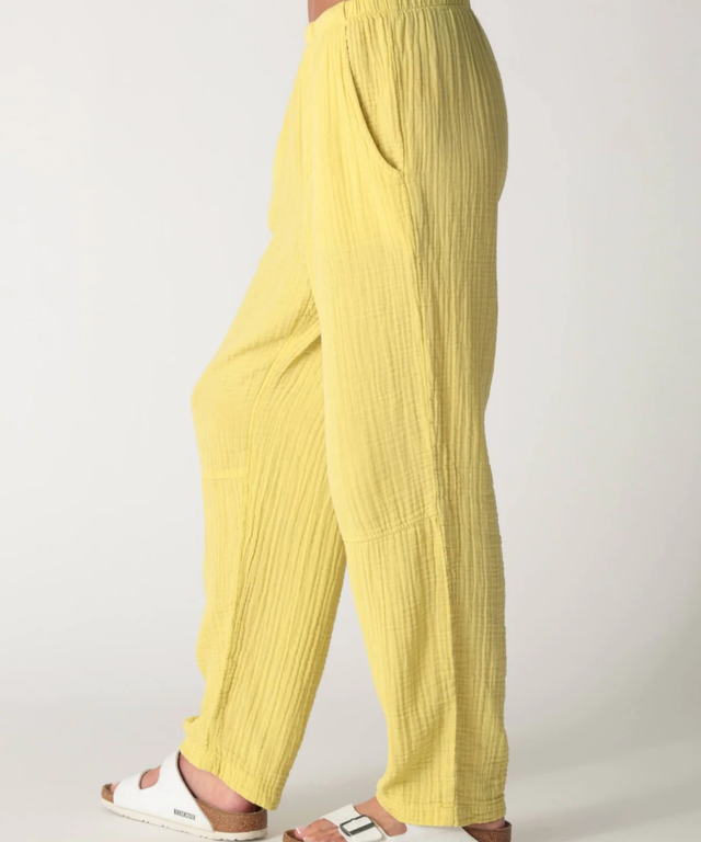 Kickback Gauze Pant- Chartreuse