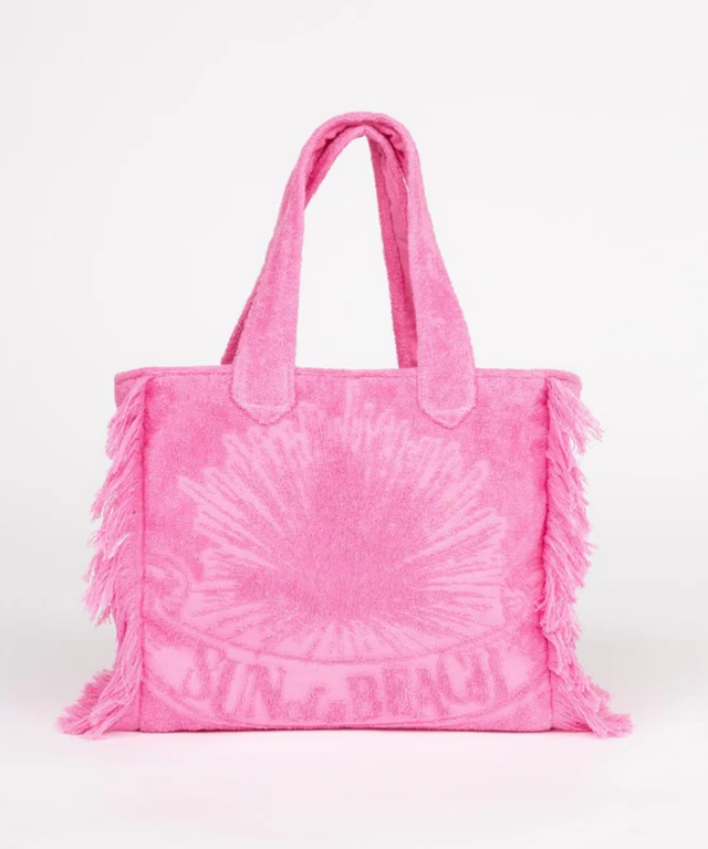 Mini Terry Tote Bag- Bubblegum