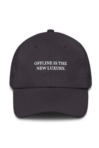 Offline Is The New Luxury Hat- Black