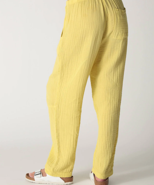 Kickback Gauze Pant- Chartreuse