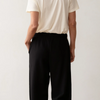 Eco-Terry Stripe Crop Pant - Jet