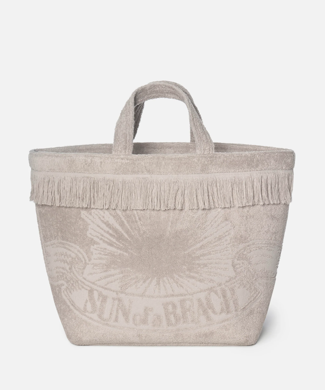 Oversized Beach Bag- Greige