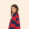 Benton Sweater - Red Blue