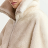 Genz Faux Fur Jacket - Ecru