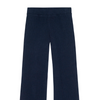 Sweater Rib Kick Flare - Navy