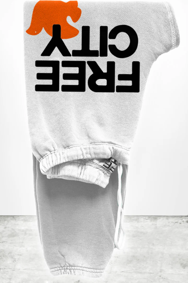 FREECITY Large Sweatpant-Chalk Orange